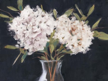 Simple Hydrangeas by Nina Blue art print