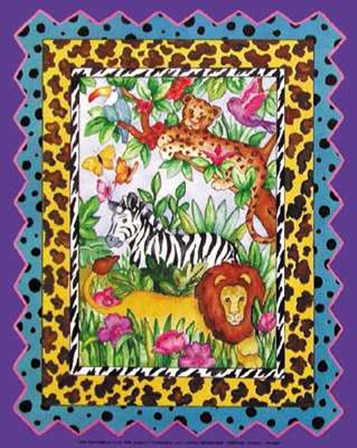 Wild Jungle II by Marnie Bishop Elmer art print