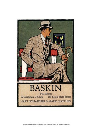 Baskins Fashions I art print