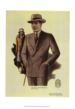 Mens Fashion III art print