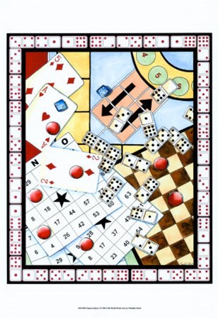 Games Galore I by Chariklia Zarris art print