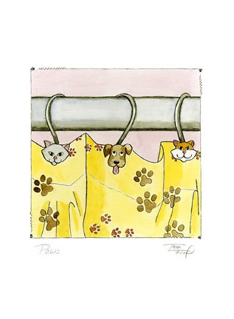 Paws by Tara Friel art print