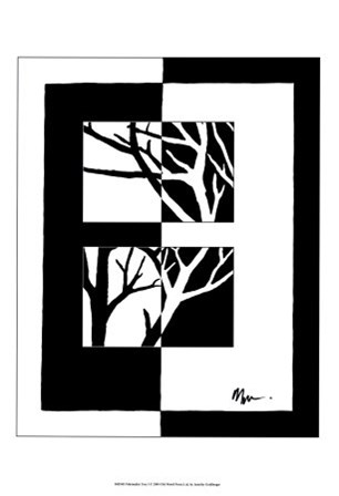 Minimalist Tree I by Jennifer Goldberger art print