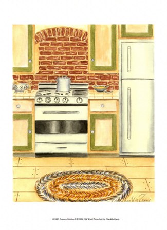 Country Kitchen II by Chariklia Zarris art print