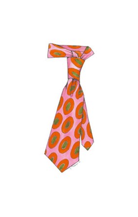 Uptown Tie I by Jennifer Goldberger art print