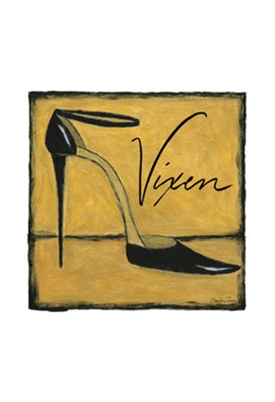 Vixen on Gold by Chariklia Zarris art print