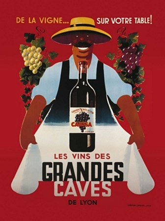 Les Vins des Grandes Caves art print