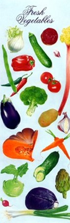 Fresh Vegetables by Kim Sanda art print