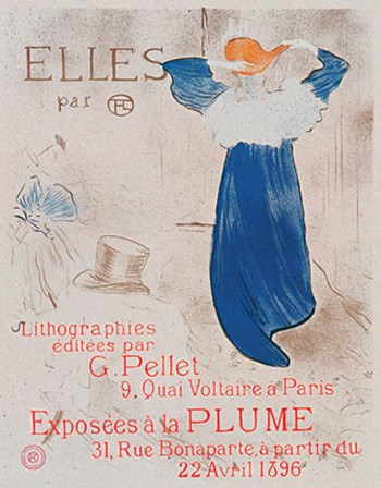 Elles by Henri de Toulouse-Lautrec art print