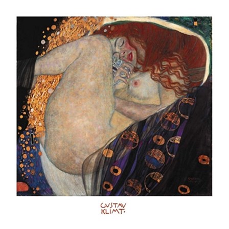 Danae by Gustav Klimt art print