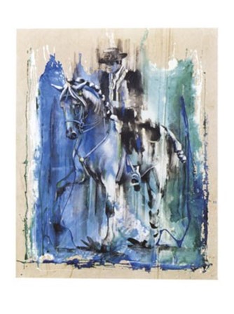 Caballero Azul by Rolf Knie art print