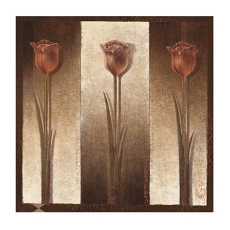 Three Tulips by Mira Latour art print