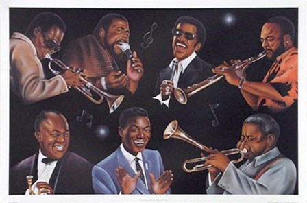 The Greatest of All - Rhythm &amp; Jazz by Jerome Brown art print