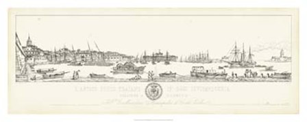 Antique Seaport I by Antonio Aquaroni art print