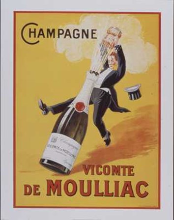 Champagne art print