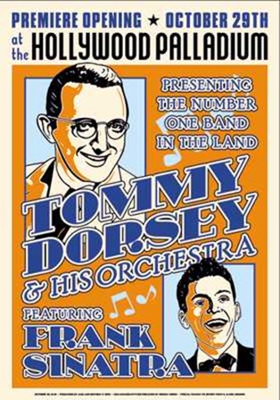 Dorsey and Sinatra Hollywood Palladium 1 art print