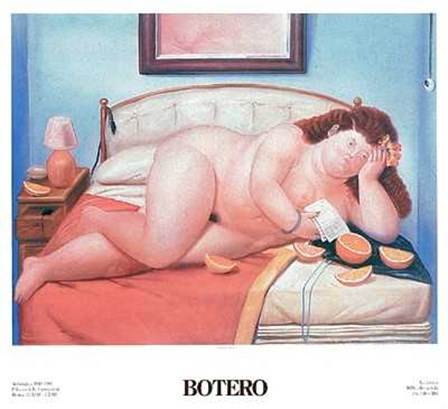 Letter by Fernando Botero art print