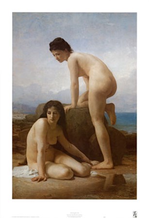 The Bathers by William Adolphe Bouguereau art print