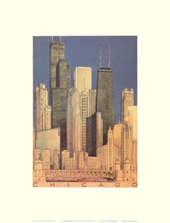 Chicago by Jim Holmes art print