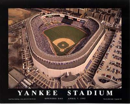 Yankee Stadium - Bronx, New York by Mike Smith art print