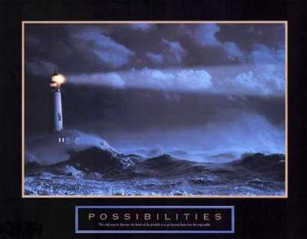 Possibilities - Lighthouse art print