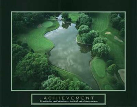 Achievement - Golf Course art print