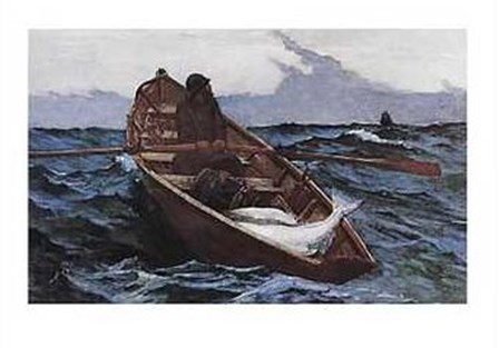 Fog Warning by Winslow Homer art print