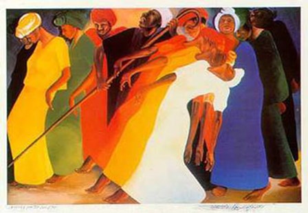 Dancing for the Lord (S) by Bernard Stanley Hoyes art print