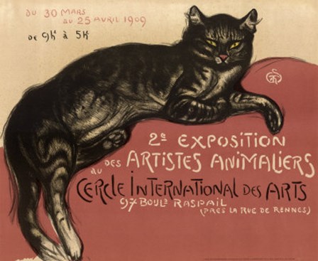 Cat (2E Exposition) by Theophile-Alexandre Steinlen art print