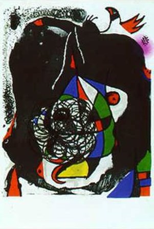 Revolution II (Litho) by Joan Miro art print