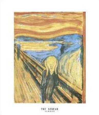 The Scream, c.1893 by Edvard Munch art print