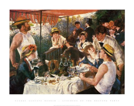 Luncheon of the Boating Party, 1881 by Pierre-Auguste Renoir art print