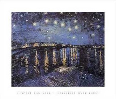 Starlight Over the Rhone by Vincent Van Gogh art print