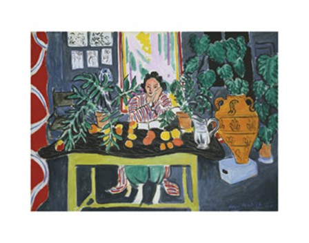 Interior with an Etruscan Vase (Intrieur au vase trusque), 1940 by Henri Matisse art print