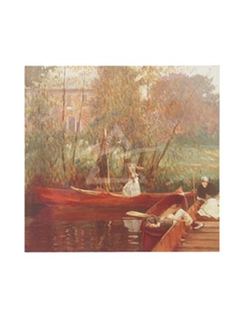 A Boating Party by John Singer Sargent art print