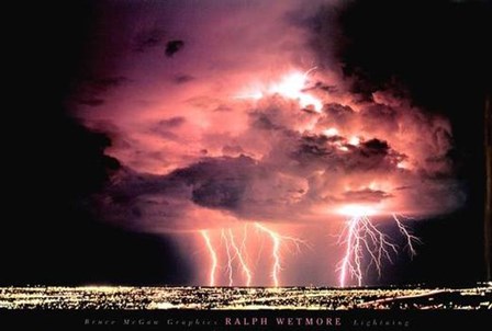 Lightning by Ralph Wetmore art print