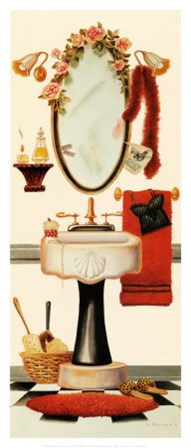 Girly Bath by Lisa Danielle art print