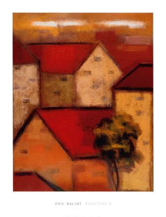 Rooftops II by Eric Balint art print