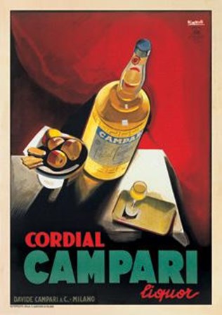 Cordial Campari by Marcello Nizzoli art print