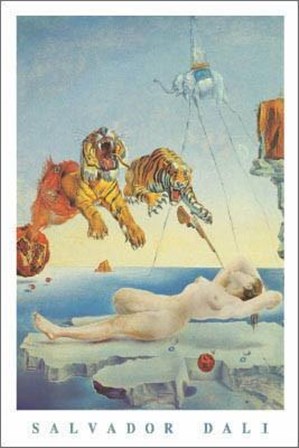 Dream Caused By A Bee Flight by Salvador Dali art print