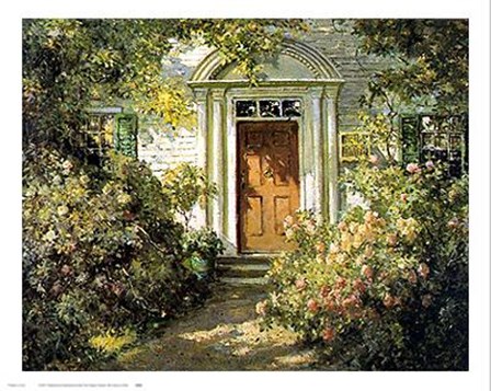 Grandmother&#39;s Doorway by R. Graves art print