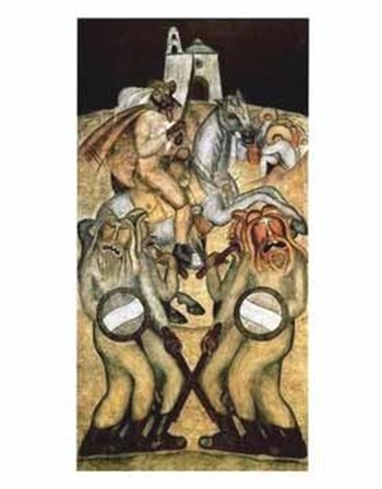 Battle Dance by Diego Rivera art print