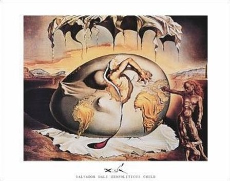 Geopoliticus Child Watching the Birth of the New Man, c.1943 by Salvador Dali art print