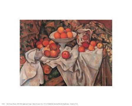 Apples And Oranges by Paul Cezanne art print