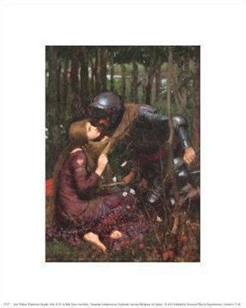 La Belle Dame Sans Merci by John William Waterhouse art print