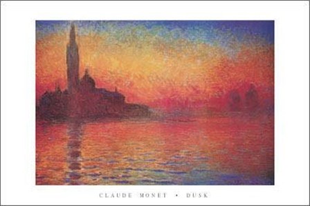 Dusk, Crepusculo by Claude Monet art print