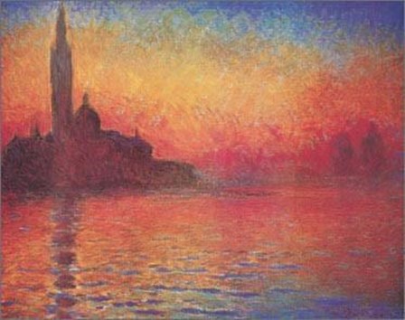 Dusk in Venice by Claude Monet art print