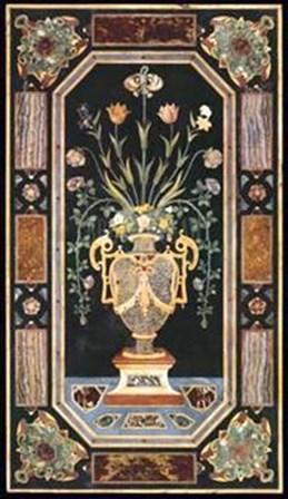 Inlaid Marble Panel I art print