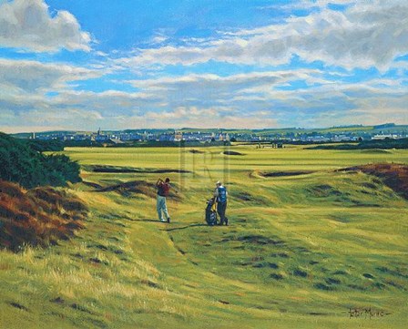 St Andrews 9Th - &#39;End&#39; by Robyn Munro art print