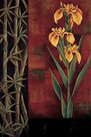 Yellow Iris by Jill Deveraux art print